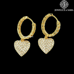 Certified Moissanite Diamond Earrings with Four Prong Setting Fine Jewelry for Wedding and Fashion Wear Use - Product Image 2