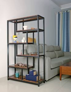 High End Colorful Wooden <b>Modern</b> Living Room Furniture Panel Bookcase with Foldable Extendable Design - Product Image 4