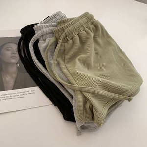 Shorts de Verano Personalizados para Mujer, Cintura Alta, Colores Sólidos, Secado Rápido, Ajuste Ceñido, Cintura Elástica, Cómodos, Nueva Moda, Gran Venta - Product Image 3