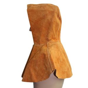 Manga de soldadura de cuero amarilla, ropa de protección laboral, ropa de seguridad para soldar, ropa de trabajo protectora - Product Image 6