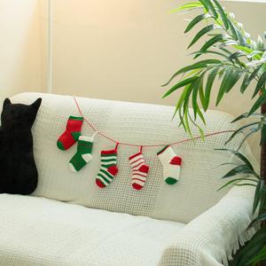 Happy Cotton <b>Socks</b> Ornament Pattern ONLY - Product Image 3