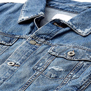 Chaqueta de Mezclilla para Hombre y Mujer con Logotipo Personalizado, Diseño Nuevo con Cuello Alto, Tinte Liso, Servicio OEM - Product Image 2