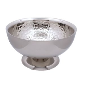 Seau à champagne isotherme en acier inoxydable de qualité supérieure, à double paroi, martelé, pour refroidir les bouteilles, idéal pour les fêtes et le service en bar - Product Image 1