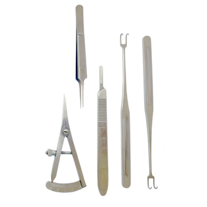 Ensemble d'instruments chirurgicaux pour blepharoplastie, kit de chirurgie des paupières manuel en acier inoxydable, instruments de chirurgie plastique ophtalmique réutilisables - Product Image 3