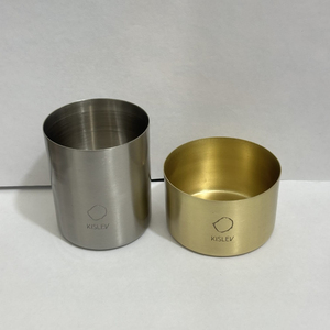 Round Golden Brass Metal <b>Candle</b> Jar With Lid Heat Resistant Empty Gold <b>Candle</b> Container For Home Decor & Wedding <b>Gifts</b> - Product Image 4