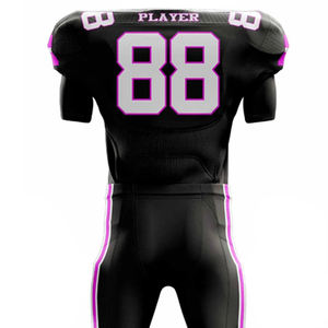 Maillot de football américain de qualité supérieure pour adulte avec logo personnalisé, tissu polyester, col en V, uniforme de football américain pour homme - Product Image 6