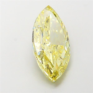 Diamant jaune de 1 carat, taille marquise, exquis, rare, de couleur fantaisie, diamant non monté pour des chefs-d'œuvre de joaillerie de luxe sur mesure - Product Image 4