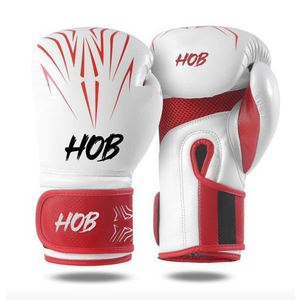 Guantes de Boxeo de Entrenamiento al por Mayor, con Logotipo Personalizado, Dedos Completos, Antideslizantes, Cierre de Gancho y Bucle, de Cuero de Alta Calidad - Product Image 4