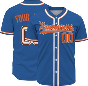 Camiseta de béisbol al por mayor, uniforme de equipo con botones de poliéster, camisa deportiva que absorbe la humedad para hombres y jóvenes, camiseta personalizada - Product Image 1