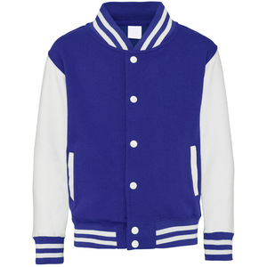 Vestes universitaires unisexes personnalisées de qualité supérieure, manches en laine, OEM, pour équipes de basketball de lycée, vêtements de sport matelassés à capuche réversibles - Product Image 5