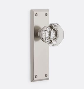 Manija de palanca para puerta, acabado en níquel, acero inoxidable, para puerta de mueble, personalizable con barra de privacidad, herrajes para puerta - Product Image 6