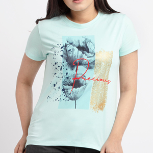 T-shirts pour femmes personnalisés, séchage rapide, légers, 100% coton, logo personnalisé, impression DTG, motif uni, streetwear, été - Product Image 2