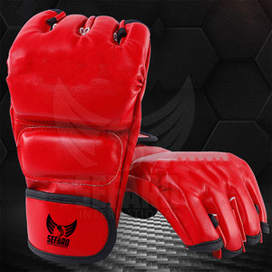 ขายส่งตรงจากโรงงาน ถุงมือฝึกซ้อม MMA แบบครึ่งนิ้ว ถุงมือป้องกันสำหรับฝึกซ้อม MMA ขายออนไลน์ - Product Image 6