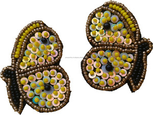 Pendientes Colgantes de Torre con Cuentas de Resina Clásicas Hechos a Mano, con Flores Coloridas, Unisex, Cuentas de Semillas, para Fiesta, Tamaño Personalizado - Product Image 3