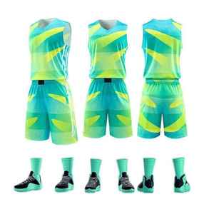 Uniforme d'équipe de basketball de qualité supérieure, uniforme de basketball au design moderne, uniforme de basketball 100% polyester - Product Image 2