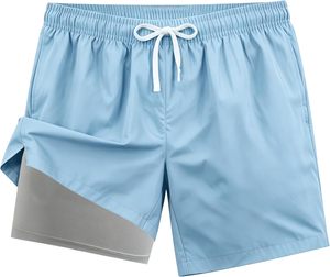 High Quality <b>Men's</b> Shorts Geometric Print Board Shorts Quick Dry Drawstring Casual Swim <b>Trunks</b> Mid Waist Polyester Short Pants - Product Image 2