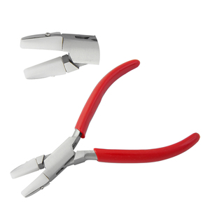 Alicates de punta fina con mordazas de nailon de 125 mm, mangos de PVC con resorte, herramienta para crimpado, pesca, fabricación de joyas OEM, manualidades DIY y envoltura de alambres - Product Image 1
