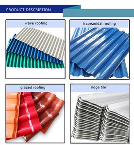 แผ่นโลหะลูกฟูก SGCC DX51D ppgi แผ่นมุงหลังคาประสบการณ์ในระยะยาว - Product Image 2