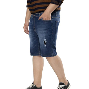 Shorts de Mezclilla Personalizables de Alta Calidad para Hombre, Estilo Casual de Verano, Vintage, Cintura Baja, Transpirables, Ecológicos, 100% Algodón, Tallas Grandes - Product Image 5
