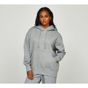 Ensemble sweat à capuche et pantalon de survêtement décontracté pour femme, 100 % nylon, respirant et léger, imprimé personnalisé, motif uni, collection Hiver 2026 – Vente en gros - Product Image 2