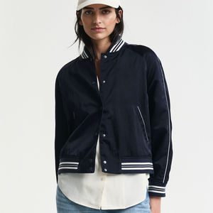 Chaqueta Bomber de Satén para Mujer, de Alta Calidad, con Botones, Estilo Oversize, Resistente al Viento, Moda Urbana, Chaquetas de Seda Satén para Mujer - Product Image 1