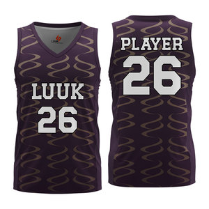 Camiseta de Baloncesto Sublimada Personalizada, Logotipo Personalizado, Nombre del Jugador, Número, Uniforme del Equipo, Fabricante, Venta al Por Mayor - Product Image 1