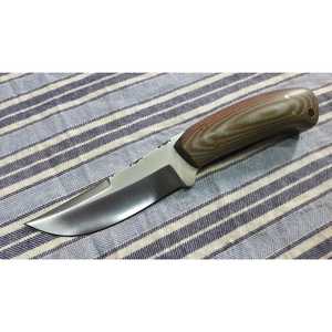 Couteaux de chasse prêts pour l'extérieur, lame fixe en acier inoxydable, bord droit, manche en micarta pour la pêche, le camping, la randonnée, ODM - Product Image 6