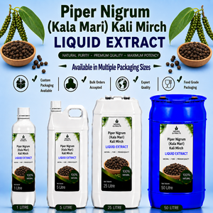 Extractos Naturales de Piper Nigrum, Extracto Líquido 100% Natural Puro de Primera Calidad, Grado Alimenticio, Suministro a Granel, Suplemento Herbal - Product Image 1