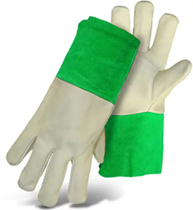 Guantes de Seguridad Personalizados de Cuero para Soldadura TIG, Antideslizantes, Duraderos, Flexibles, para Trabajos de Soldadura Eléctrica - Product Image 4