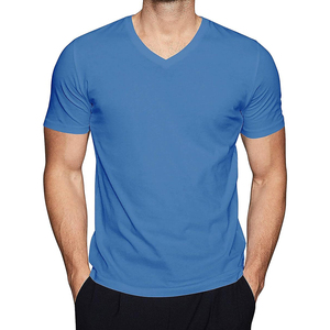 Camiseta de Manga Corta para Hombre, 100% Algodón, Cuello en V, Corte Regular, Venta al Por Mayor OEM, Alta Calidad, Ecológica, Secado Rápido, Transpirable - Product Image 4