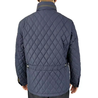 Parka longue d'hiver pour homme, matelassée à bulles, avec fermeture éclair, 100% duvet de canard, anti-plis, haute qualité, grande taille, en tissu satiné, modèle Drum High