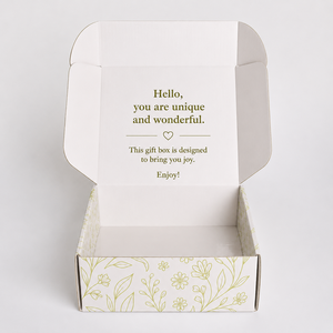 Custom Double Sided Printed Eco-Friendly Kraft Corrugated Mailer Boxes Foldable Cloth Packaging Underwear Recycled Paper - Product Image 1