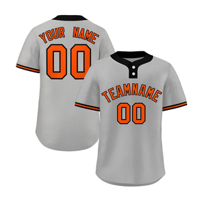 Maillot de baseball sur mesure, couleur et logo personnalisés, taille plus, matière de qualité supérieure, pour adultes. - Product Image 1