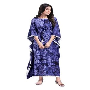 Caftan en tissu de coton d'excellente qualité pour femmes vêtements ethniques pour mariage de fournisseur indien - Product Image 1