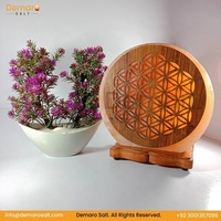 Vente en gros de lampes en sel rose de l'Himalaya naturel sculptées en 3D en forme de fleur personnalisées pour la décoration de la maison en provenance du Pakistan