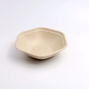 Tazón Hexagonal Desechable de 180 Pulgadas, Moldeado en Pulpa, Ecológico, Compostable, para Servir Alimentos en Fiestas, el Más Popular - Product Image 1