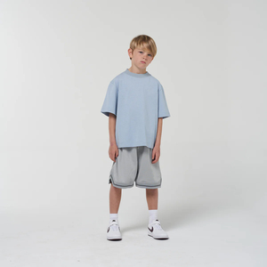 Nuevo Conjunto de Ropa de Algodón para Niños 2026, Conjuntos Combinados de Verano, Camiseta de Manga Corta con Pantalones Cortos a Juego, Estilo Deportivo, Conjuntos de Colores - Product Image 5