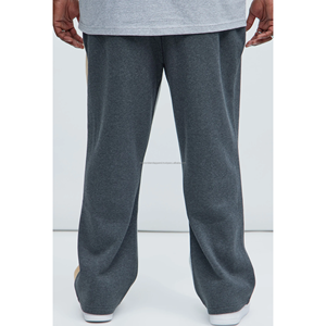 กางเกงสตรีทแวร์แนววินเทจของผู้ชายมาใหม่กางเกงวิ่งผ้าฝ้ายทรงตรงเข้ารูป100% กางเกงวิ่งปรับแต่งได้หลายแบบ - Product Image 5