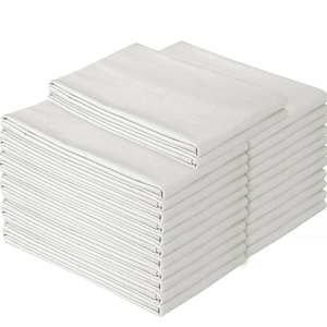 Serviettes en coton biologique en vrac, certifiées GOTS, serviettes de cuisine écologiques, serviettes à vaisselle naturelles - Product Image 5