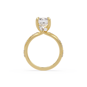 IGI Certified 2.00 Carat <b>Emerald</b> Cut CVD Lab Grown Diamond Solitaire Engagement <b>Ring</b> for Women 14K/18K Gold Classic Fine Jewelry - Product Image 4