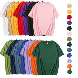 T-shirt en coton pour homme, décontracté, surdimensionné, manches courtes, style vintage, streetwear, tee-shirt basique - Product Image 3