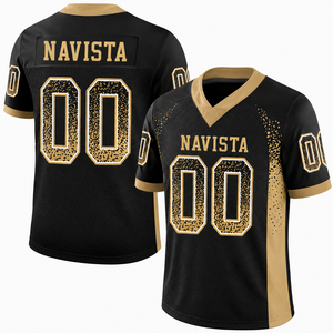 เสื้อแฟนอเมริกันฟุตบอลแบบสั่งทำพิเศษ ดีไซน์ใหม่ ผลิตจากโพลีเอสเตอร์ 100% คุณภาพสูง - Product Image 1