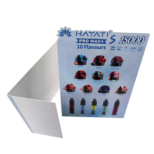 High Quality PVC Counter Display <b>Card</b> Retail Promotion Advertising Countertop Marketing Sign for Supermarket Store Display - Product Image 1