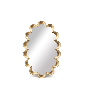 El marco refinado de un elegante espejo agrega profundidad arquitectónica y un encanto gracioso a cualquier entorno interior. - Product Image 1