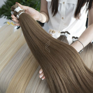 Cheveux vietnamiens bruts brun moyen 30 pouces Extensions de cheveux afro humains pour les salons - Product Image 1