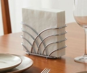 <b>Mirror</b> Polished Stainless Steel Napkin Holder Premium Quality Perfect For Elegant Dining Table Decor And Home Essentials - Product Image 5