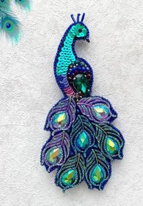 Broche Bordado con Cuentas de Inspiración Vintage para Bufandas, Bolsos y Sombreros, Broche de Moda Bordado a Mano con Cuentas y Artesanía Artística - Product Image 5
