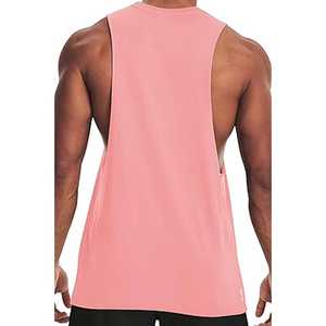 Hot Sales New Arrivals Polyester/Cotton Breathable Knitted Customized Color Unisex High Street Style Crew <b>Tank</b> <b>Top</b> <b>Men</b> Plus Size - Product Image 2