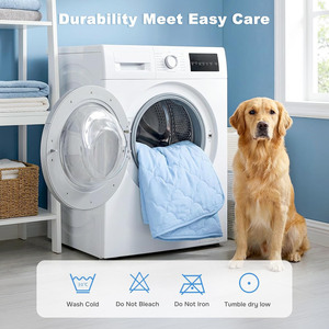 Custom Pet Cooling Mat for Dogs Cats Breathable <b>Crate</b> Portable Washable Bed For Dogs Refreshing Pet Cooling Mat For Summer Day - Product Image 5
