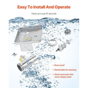 Picadora de Carne Eléctrica de 11 Libras/Minuto con Rebanadora, Embutidora de Salchichas y Cuchilla de Acero Inoxidable para Uso Doméstico en la Cocina - Product Image 5